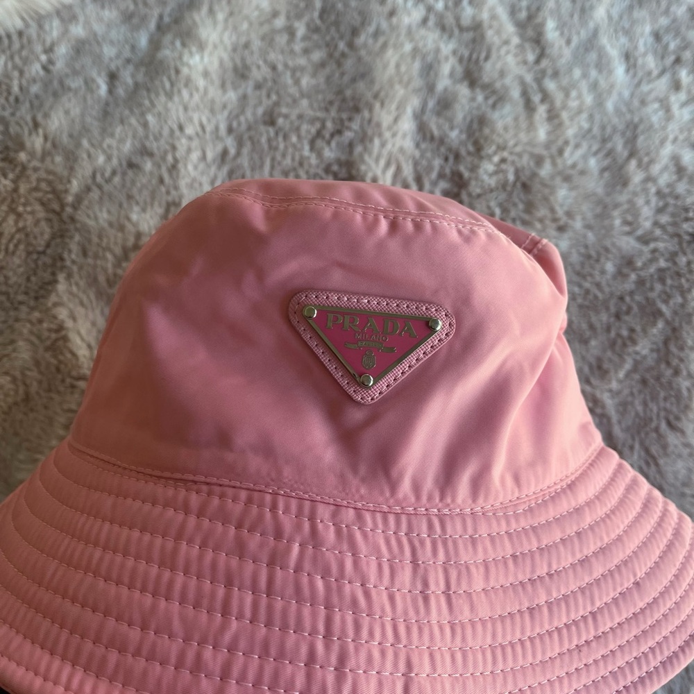 Prada Kids Blush Pink Bucket Hat